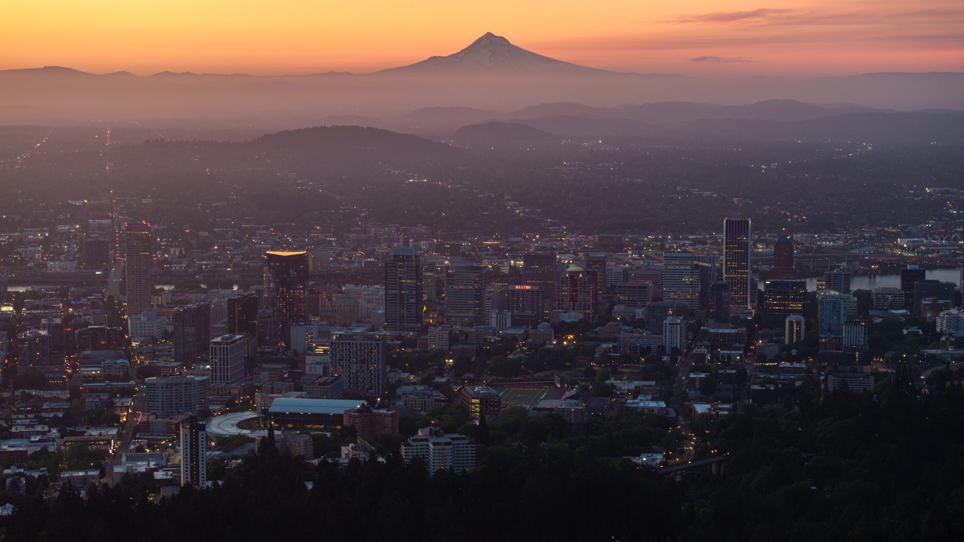 Portland, OR skyline